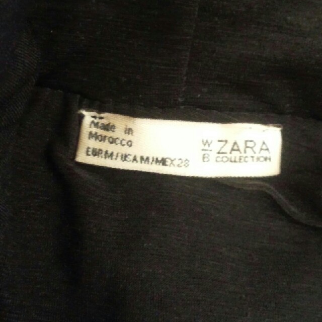 ZARA(ザラ)のZARAキラキラシャイニーパーカーワンピース レディースのトップス(パーカー)の商品写真