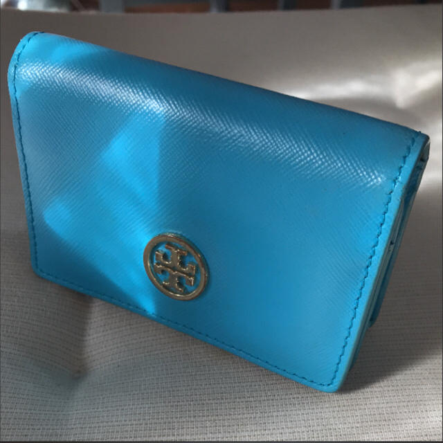 Tory Burch(トリーバーチ)の送料無料 トリーバーチ カードケース コインケース コバルトブルー 名刺入れ レディースのファッション小物(名刺入れ/定期入れ)の商品写真