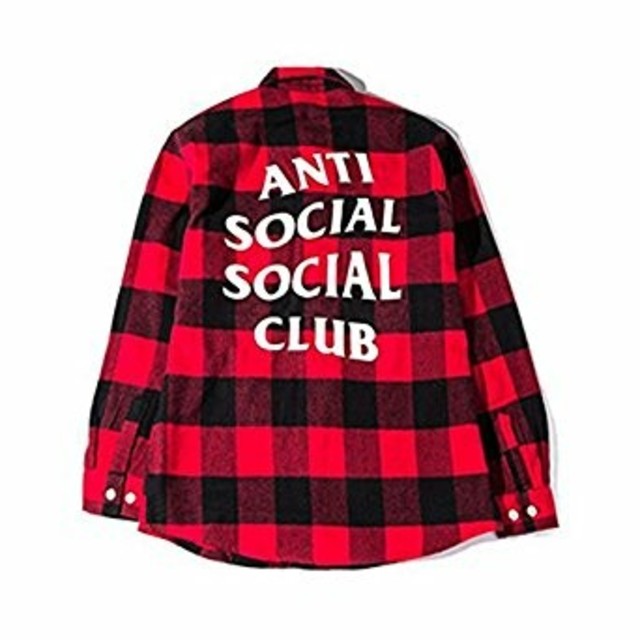 Supreme(シュプリーム)のハル様 専用  anti social social clubフランネルシャツS メンズのトップス(シャツ)の商品写真