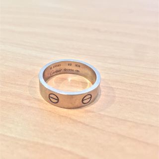 カルティエ(Cartier)の中古　Cartier カルティエ　LOVEリング　K18WG ホワイトゴールド (リング(指輪))