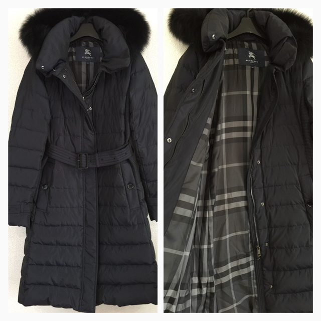 BURBERRY(バーバリー)の美品 バーバリー ロンドン ロング ダウンコート 40 新品同様 レディースのジャケット/アウター(ダウンコート)の商品写真