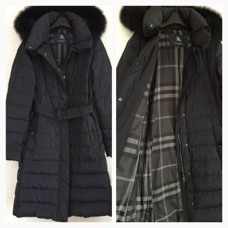 バーバリー(BURBERRY)の美品 バーバリー ロンドン ロング ダウンコート 40 新品同様(ダウンコート)