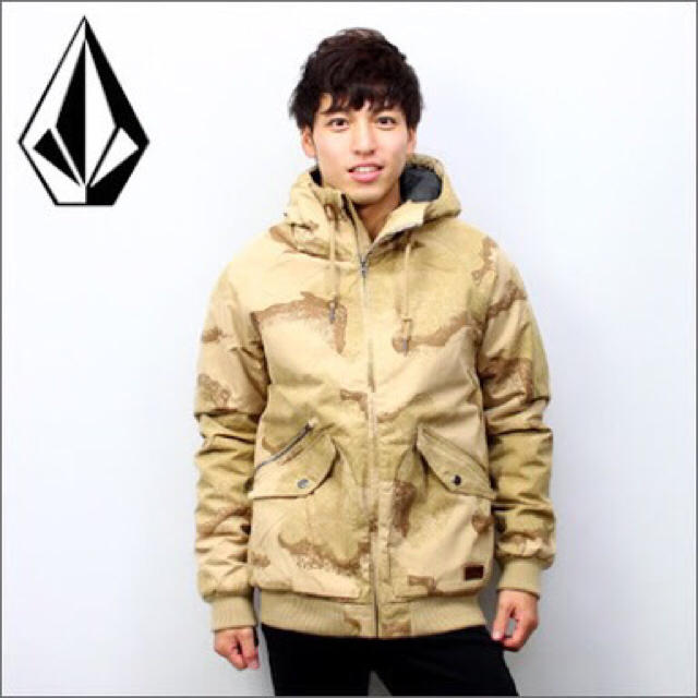 volcom(ボルコム)の美品 VOLCOM 2016年秋冬物 フーデッドジャケット メンズのジャケット/アウター(ダウンジャケット)の商品写真