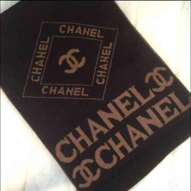 CHANEL  マフラー　リバーシブル