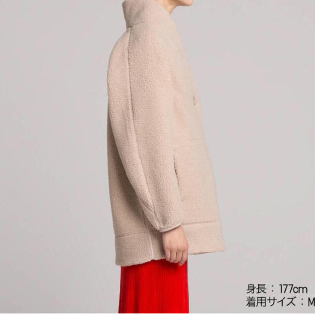 UNIQLO(ユニクロ)のフリースカーディガン レディースのジャケット/アウター(ロングコート)の商品写真