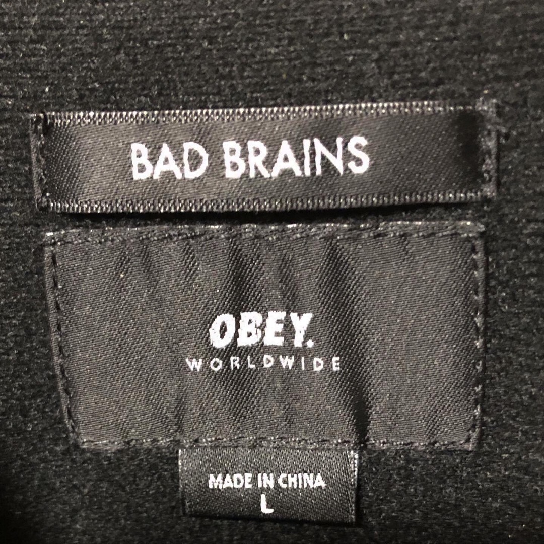 OBEY(オベイ)のOBEY BAD BRAINS CAPITOL JACKET コーチジャケット メンズのジャケット/アウター(ナイロンジャケット)の商品写真