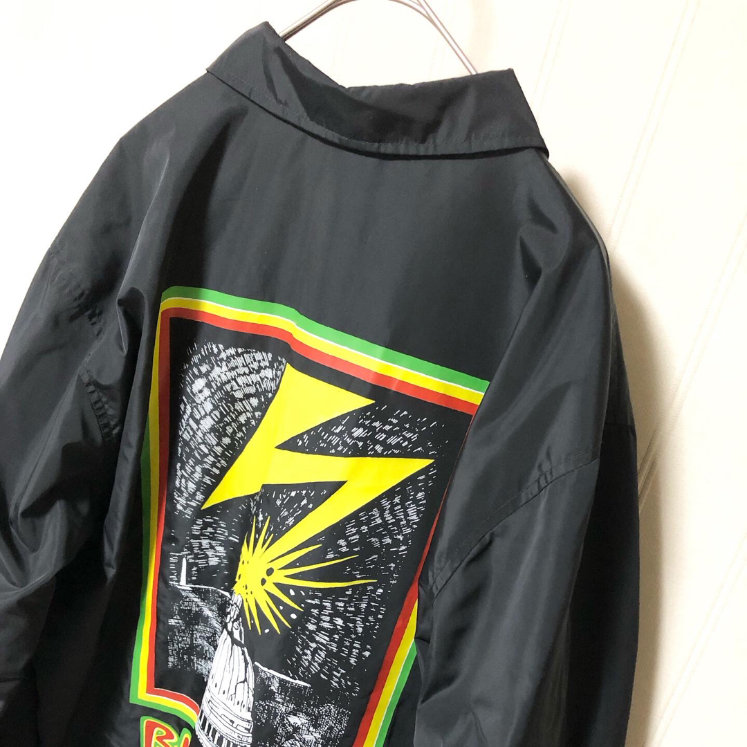 OBEY(オベイ)のOBEY BAD BRAINS CAPITOL JACKET コーチジャケット メンズのジャケット/アウター(ナイロンジャケット)の商品写真