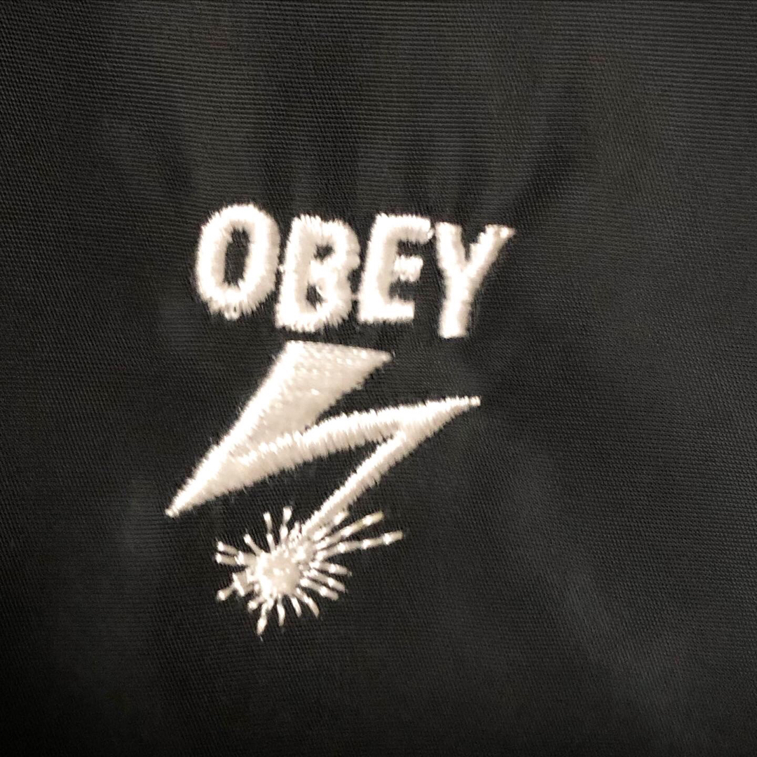 OBEY(オベイ)のOBEY BAD BRAINS CAPITOL JACKET コーチジャケット メンズのジャケット/アウター(ナイロンジャケット)の商品写真