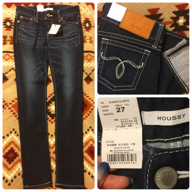 新品♡MOUSSY POWDER SKINNY DENIMパウダースキニーデニム