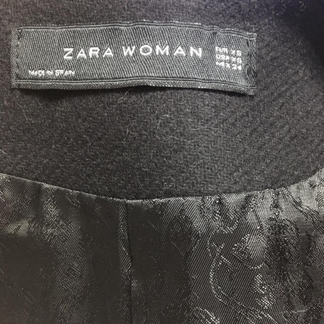 ZARA(ザラ)のZARA ノーカラーコート レディースのジャケット/アウター(ロングコート)の商品写真