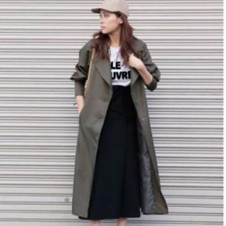 アメリヴィンテージ(Ameri VINTAGE)のameri  OLIVE BACK FRILL JK(トレンチコート)