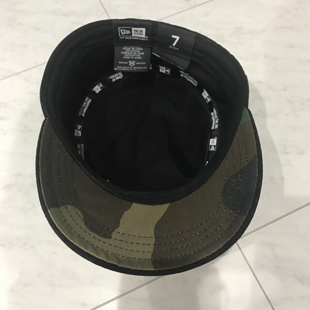 NEW ERA(ニューエラー)のニューエラ♡可愛いベーシック黒マリンキャップ×迷彩♫ レディースの帽子(キャップ)の商品写真