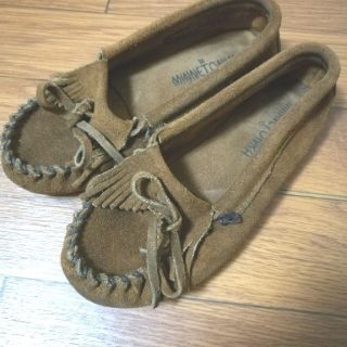 ミネトンカ(Minnetonka)の限定値下げ！ほぼ未使用！MINNETONKAモカシン(スリッポン/モカシン)