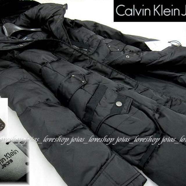 Calvin Klein(カルバンクライン)の週末限定値下げ新品★カルバンクラインミリタリダウンコート/レディースM レディースのジャケット/アウター(ダウンコート)の商品写真