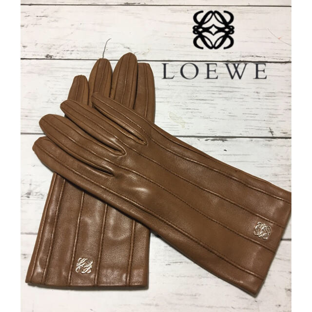 LOEWE ロエベ  レザー グローブ