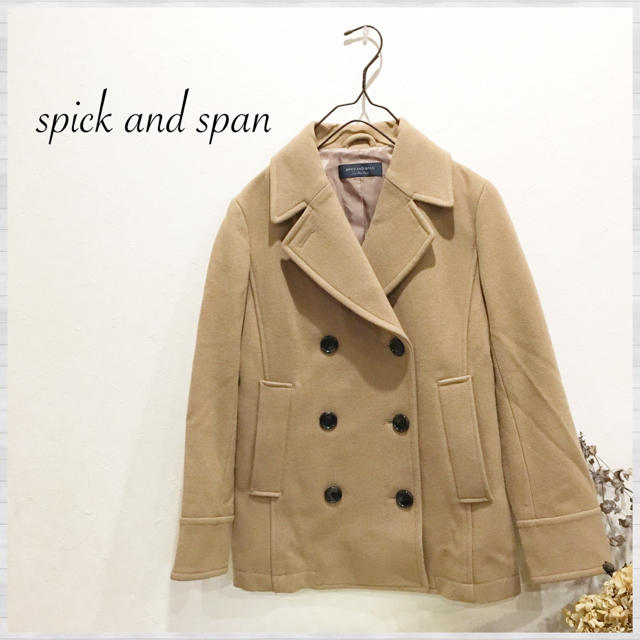 Spick & Span(スピックアンドスパン)のspick and spanスピック&スパン✳︎メルトンピーコート レディースのジャケット/アウター(ピーコート)の商品写真