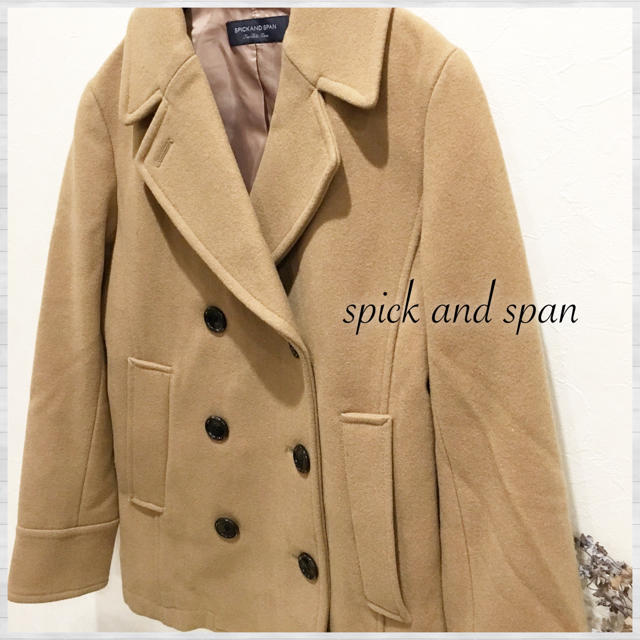 Spick & Span(スピックアンドスパン)のspick and spanスピック&スパン✳︎メルトンピーコート レディースのジャケット/アウター(ピーコート)の商品写真