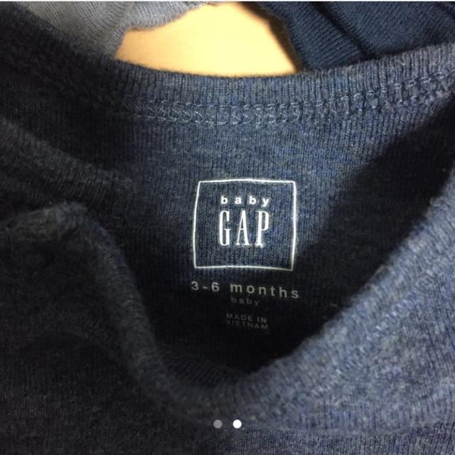 babyGAP(ベビーギャップ)のGAP ベビー服 長袖 キッズ/ベビー/マタニティのベビー服(~85cm)(ロンパース)の商品写真