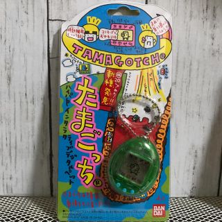 バンダイ(BANDAI)のたまごっち(透明グリーン)(携帯用ゲーム機本体)