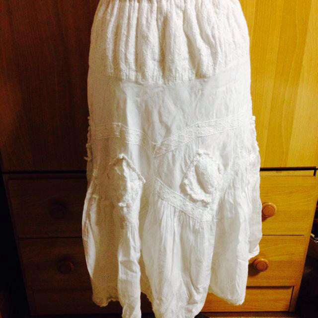 FREE'S MART(フリーズマート)のFREE'S MART 白スカート レディースのスカート(ロングスカート)の商品写真
