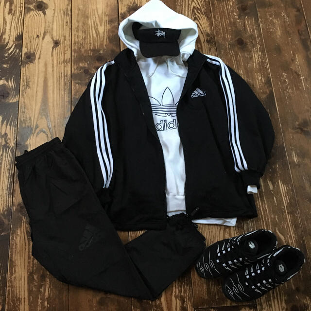 美品 90's adidas トラックジャケット style sample