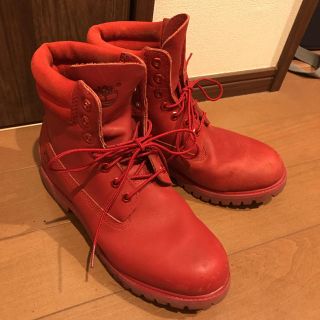 ティンバーランド(Timberland)の希少！レッド ティンバーランド(ブーツ)