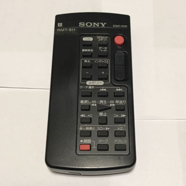 SONY(ソニー)のソニー ビデオカメラ用リモコン RMT-811 スマホ/家電/カメラのカメラ(ビデオカメラ)の商品写真