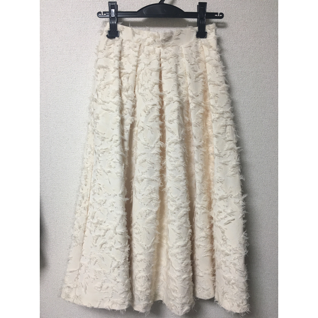 eimy istoire(エイミーイストワール)のeimy istoire❁cut jacquard flare skirt レディースのスカート(ひざ丈スカート)の商品写真