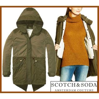 春秋冬に♪新品■SCOTCH&SODA■取外し可能な裏地付*モッズコート(モッズコート)