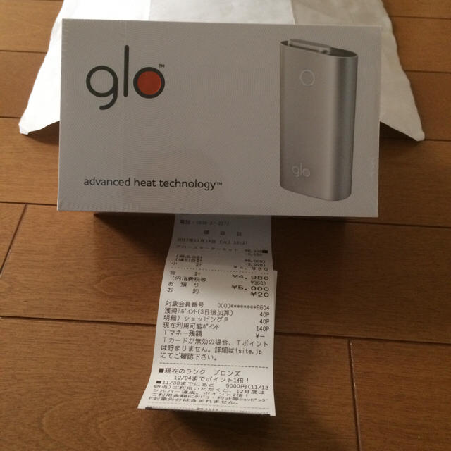 ファッション小物glo 11月28日購入 最新版プレミアムシルバー