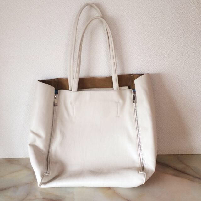 SMIRNASLI♡トートバッグ 白 レディースのバッグ(トートバッグ)の商品写真
