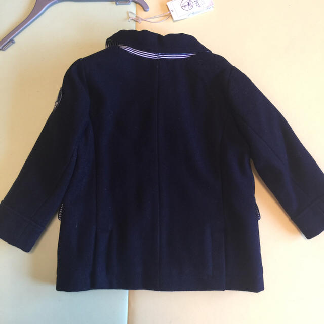 PETIT BATEAU(プチバトー)のPETTI BATEAU プチバトー タグ付き新品 Pコート キッズ/ベビー/マタニティのキッズ服男の子用(90cm~)(コート)の商品写真