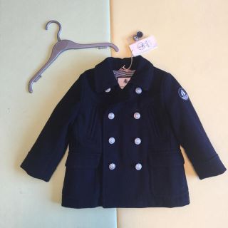 プチバトー(PETIT BATEAU)のPETTI BATEAU プチバトー タグ付き新品 Pコート(コート)