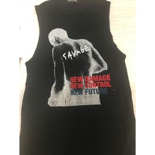 ラフシモンズ(RAF SIMONS)のrafbyラフシモンズ ノースリーブカットソー サイズ46 美品(Tシャツ/カットソー(半袖/袖なし))