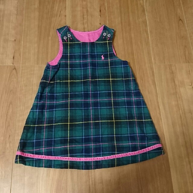 Ralph Lauren(ラルフローレン)のラルフローレン ジャンパースカート used キッズ/ベビー/マタニティのキッズ服女の子用(90cm~)(その他)の商品写真