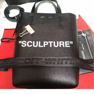 オフホワイト(OFF-WHITE)のOFF-WHITE "SCULPTURE" LEATHER TOTE(トートバッグ)