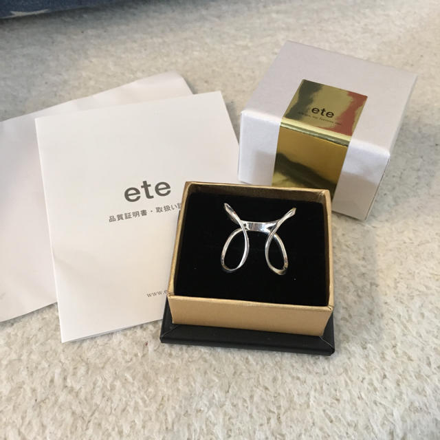 ete ete リュバンシルバーリングの通販 by ぽんた's shop|エテなら