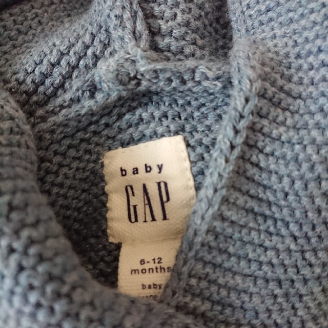 babyGAP(ベビーギャップ)のくまさんパーカー キッズ/ベビー/マタニティのベビー服(~85cm)(ニット/セーター)の商品写真