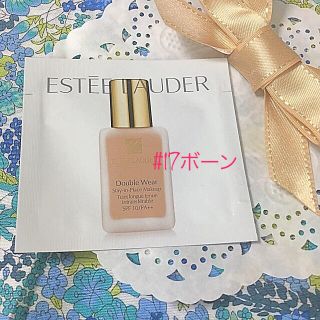 エスティローダー(Estee Lauder)の新品♡エスティローダー #17明るめボーン ダブルウェア サンプル (ファンデーション)