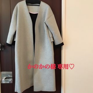 かのかの様 専用❗️バックフリルコート♡(ロングコート)