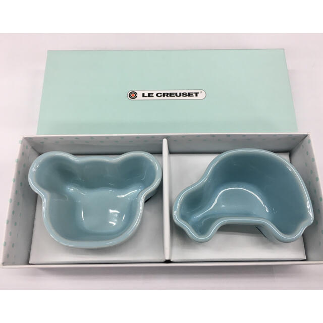 LE CREUSET(ルクルーゼ)のル・クルーゼ ベビー 新品 未使用 キッズ/ベビー/マタニティの授乳/お食事用品(離乳食器セット)の商品写真