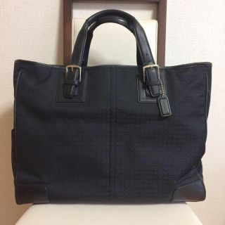 コーチ(COACH)のコーチ  メンズミニシグネチャ&レザーバッグ(ビジネスバッグ)