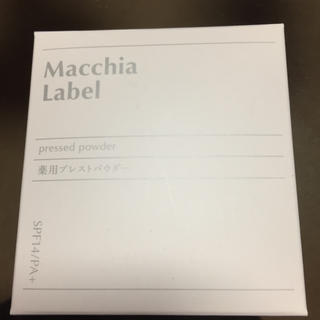 マキアレイベル(Macchia Label)のマキアレイベル薬用プレストパウダー詰め替えレフィル(フェイスパウダー)