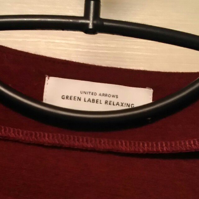 UNITED ARROWS green label relaxing(ユナイテッドアローズグリーンレーベルリラクシング)のGREEN　LABEL　RELAXING　ボルドーカットソー レディースのトップス(カットソー(長袖/七分))の商品写真