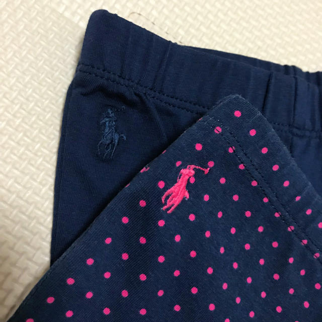 Ralph Lauren(ラルフローレン)の★lily様専用★   ラルフ・ローレン♥リボンレギンス2本セット キッズ/ベビー/マタニティのベビー服(~85cm)(パンツ)の商品写真