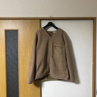 ユニクロ(UNIQLO)のuniqlo u ボアフリースカーディガン xxl(カーディガン)