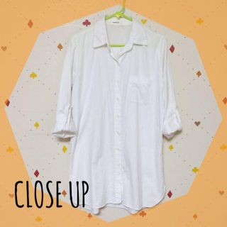 クローズアップ(CLOSE-UP)の値下げ再出品♡白シャツ(シャツ/ブラウス(長袖/七分))