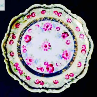 ノリタケ(Noritake)の22.5cm 1891オールドノリタケローズ柄お皿＊プレート(食器)