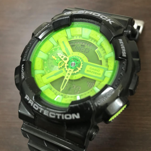G-SHOCK(ジーショック)の【 G-SHOCK 】ブラック グリーン メンズの時計(腕時計(デジタル))の商品写真