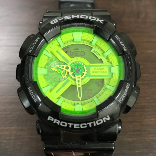 G-SHOCK(ジーショック)の【 G-SHOCK 】ブラック グリーン メンズの時計(腕時計(デジタル))の商品写真